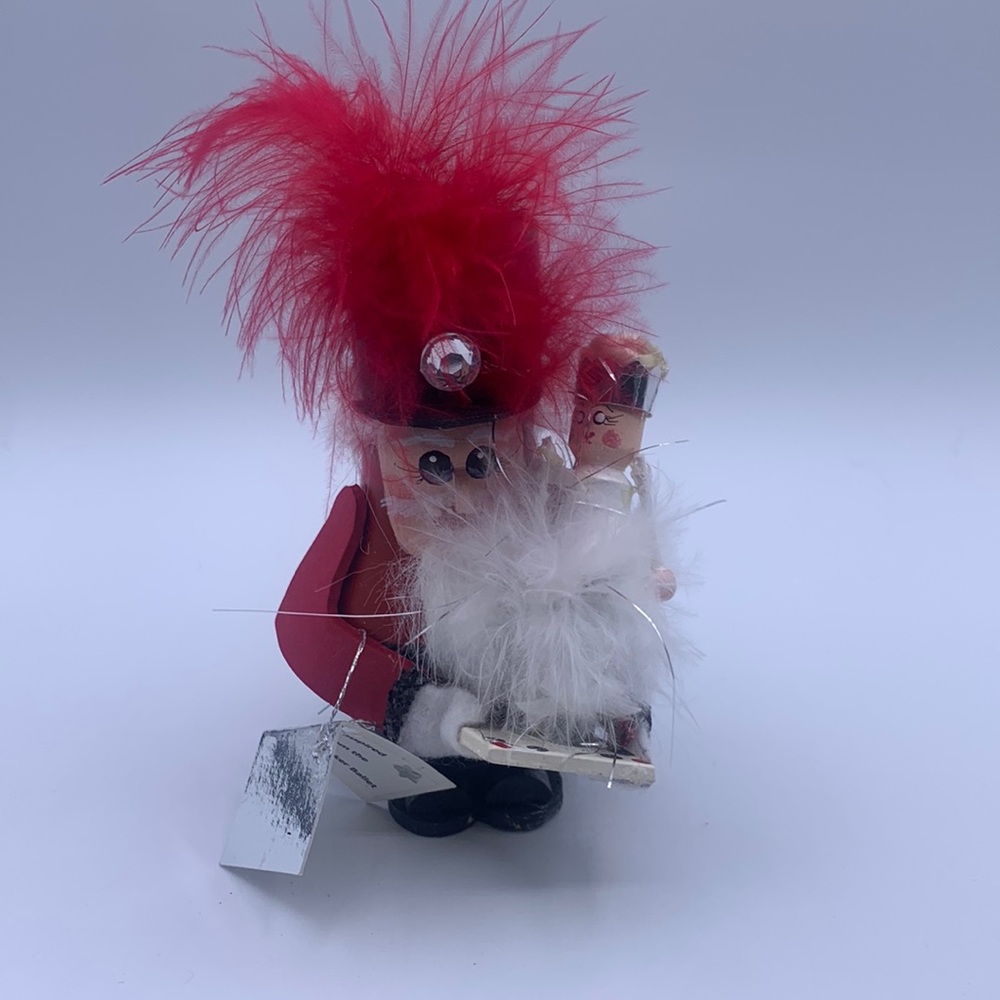Handmade Kitsch Nut Cracker Ballet Toy Soldier Lightbulb Christmas Tree Ornament